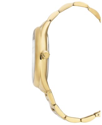 Michael Kors Women's Janelle Gold-Tone Stainless Steel Bracelet Watch 42mm 