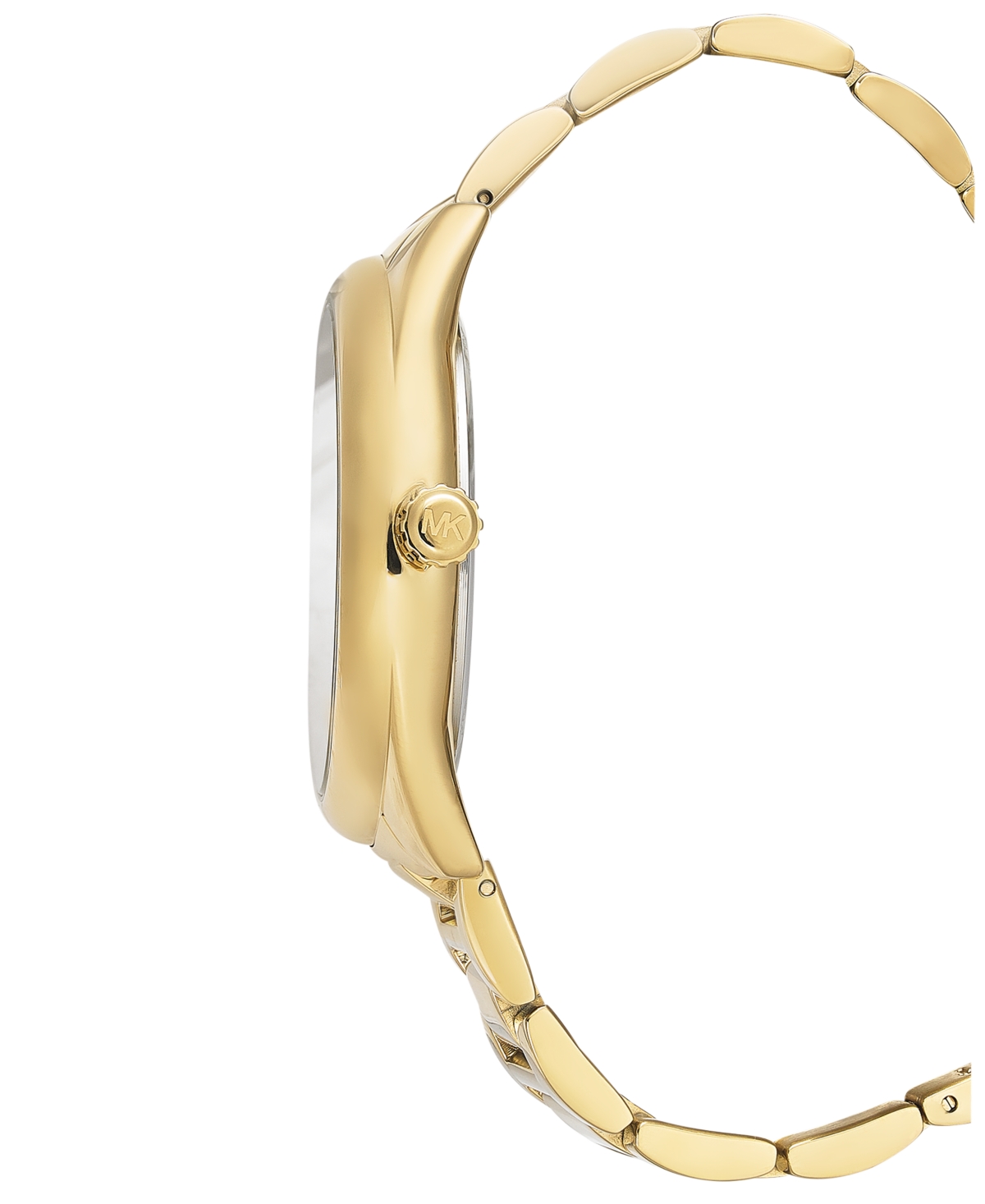 Shop Michael Kors Women's Janelle Gold-tone Stainless Steel Bracelet Watch 42mm