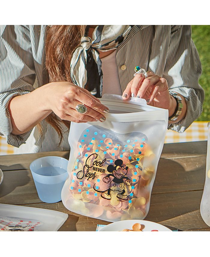 Pyrex Mickey & Friends Reusable HalfGallon Silicone Food Storage Bag