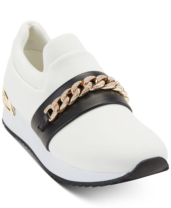 Karl Lagerfeld Paris Women s Maia Slip On Embellished Sneakers