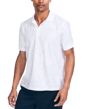 Nautica Men's Classic-Fit Navtech Leaf Printed Polo