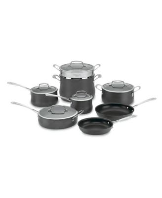 Photo 1 of ****NEEDS CLEANING, USED***Cuisinart Contour Hard-Anodized Nonstick 13-Pc. Cookware Set