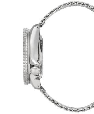 Men's Automatic 5 Sports Stainless Steel Mesh Bracelet Watch 42.5mm