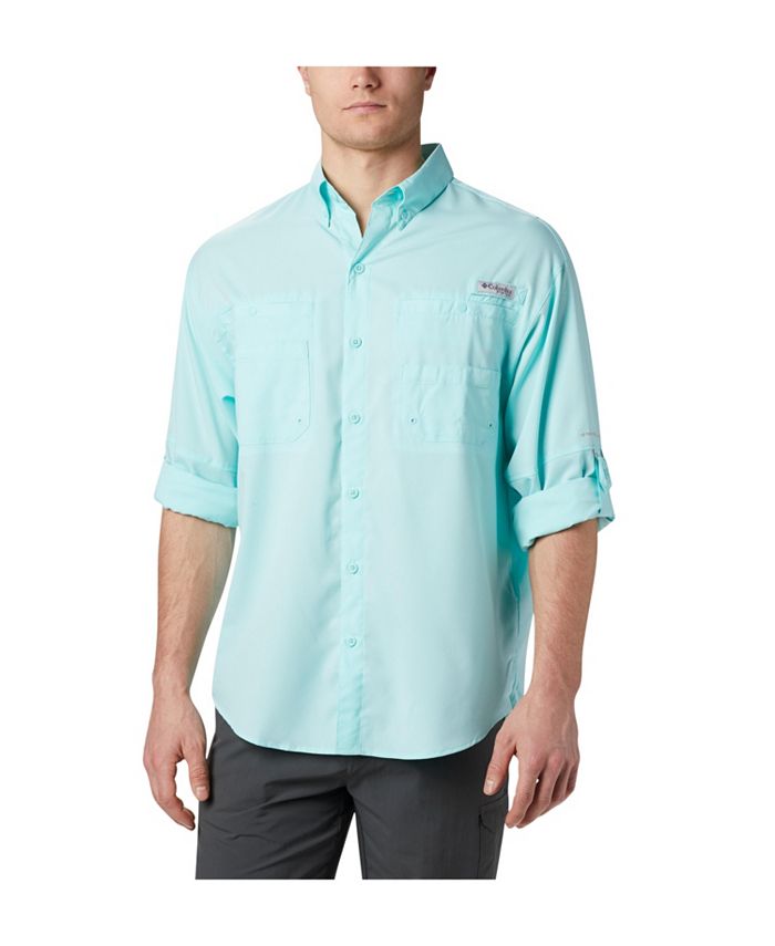 Columbia Chemise à manches longues PFG Tamiami™ II pour homme – Big, Vivid Blue, 6X