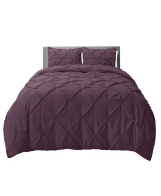 Pinch Pleat 2-Pc. Duvet Cover Set, Twin