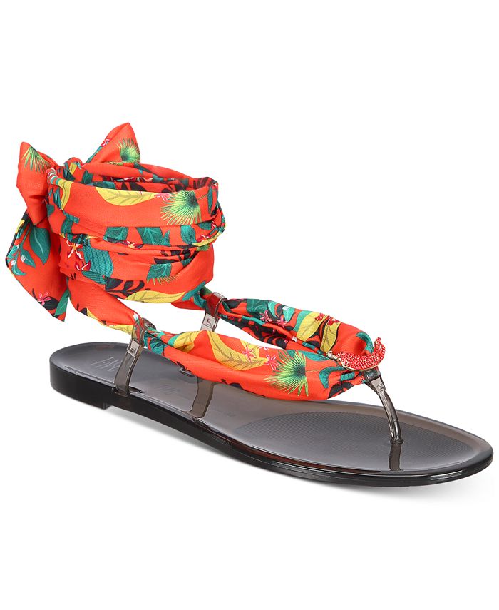 INC International Concepts Women's Malana Scarf Flat Sandals, Created For Macy's & Reviews