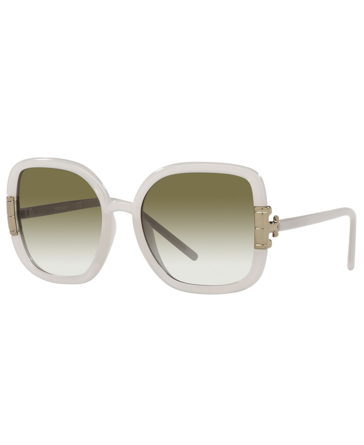 Tory Burch Women's Sunglasses, Ty9063u In Milky Ivory,olive Gradient