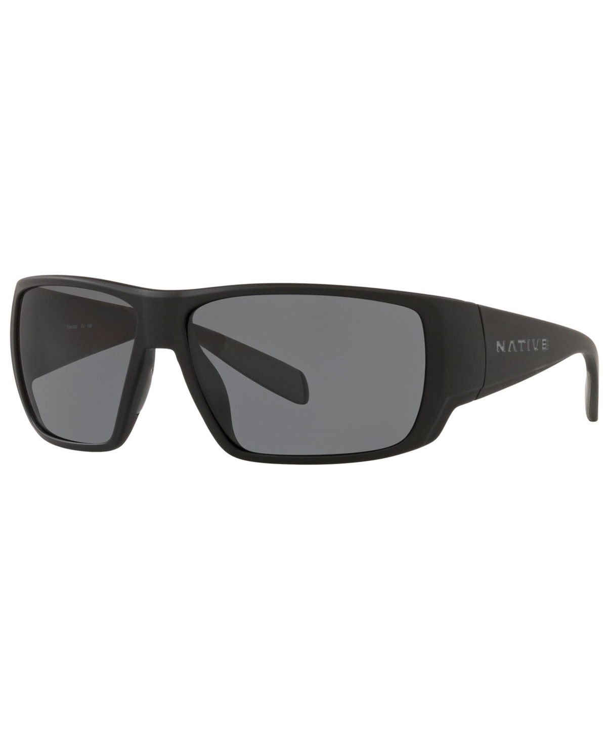 Native Men's Polarized Sunglasses, XD0061 64 - MATTE BLACK /GREY