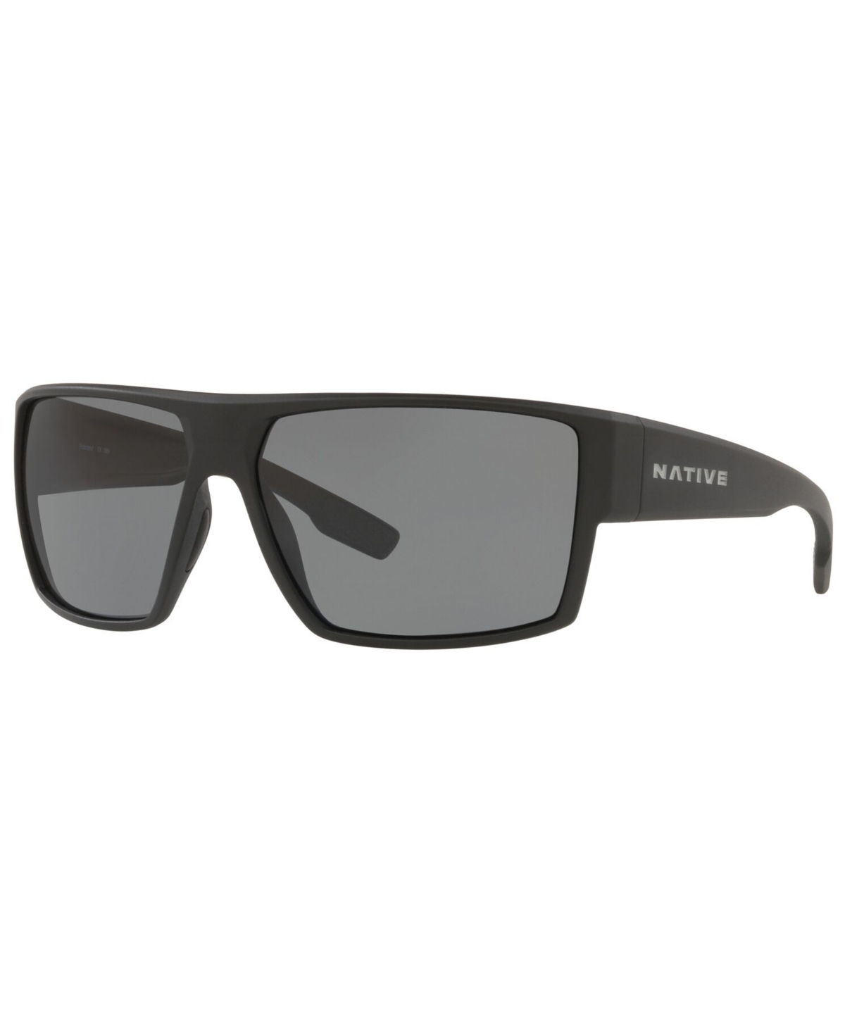 Native Eyewear Native Men's Polarized Sunglasses, Xd9013 In Matte Black,grey