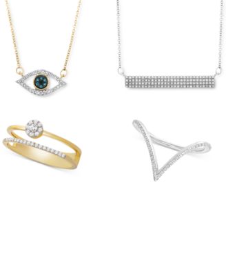 Shop Wrapped Diamond Jewelry Collection In White Gold