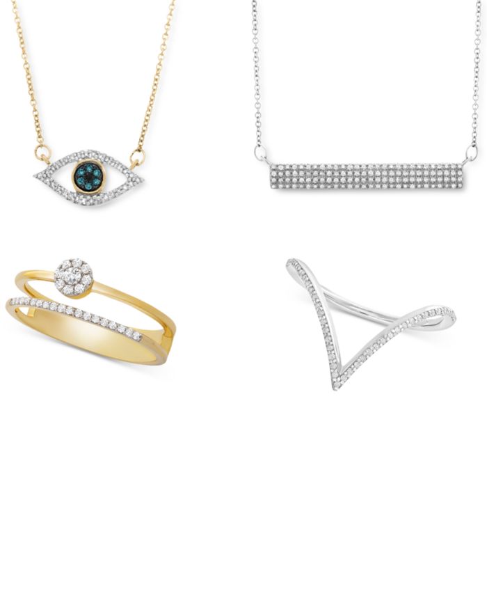 Wrapped Diamond Jewelry Collection