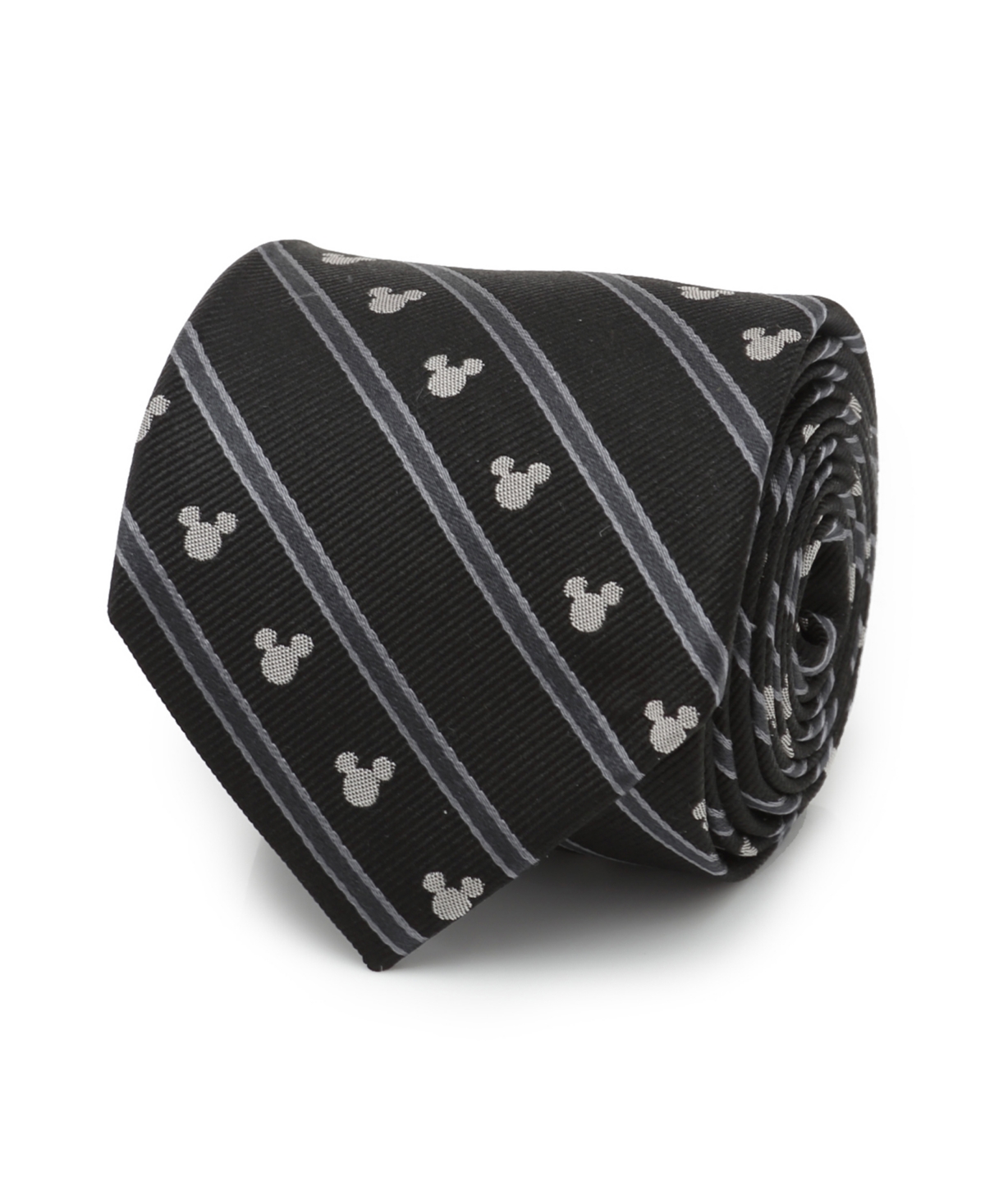 Men's Mickey Mouse Stripe Tie - Black