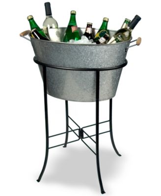 Artland Masonware Galvanized Tin Party Tub with Stand