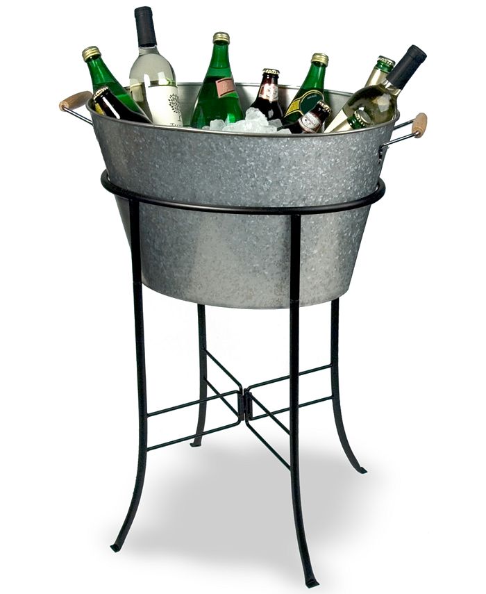 Artland Masonware Galvanized Tin Party Tub with Stand Macy's