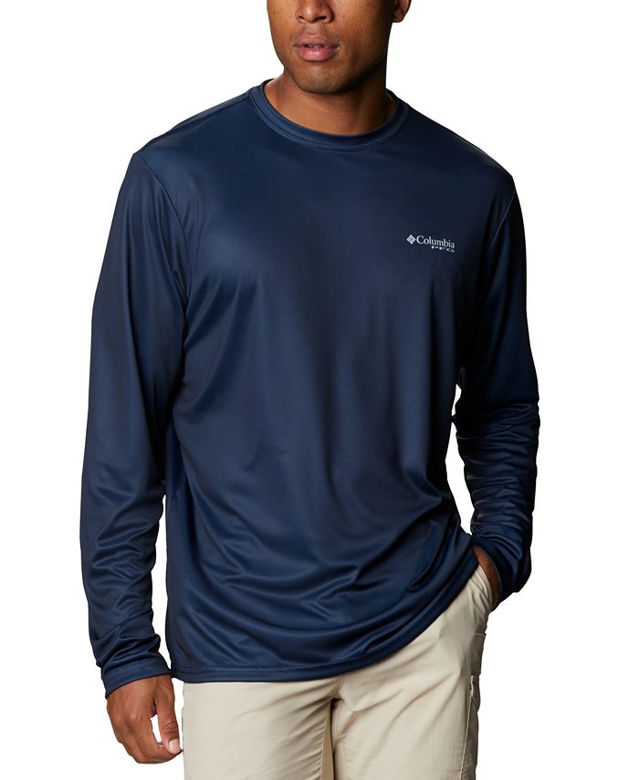 Columbia Men's Terminal Tackle PFG Moisture-Wicking UPF 50 T-Shirt - Macy's