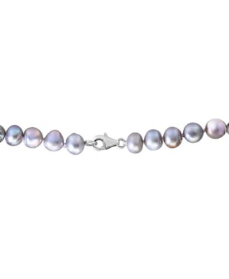 EFFY® White Cultured Freshwater Pearl (7 mm) 18 Statement Necklace (Also in Gray, Pink, & Multicolor Cultured Freshwater Pearl)
