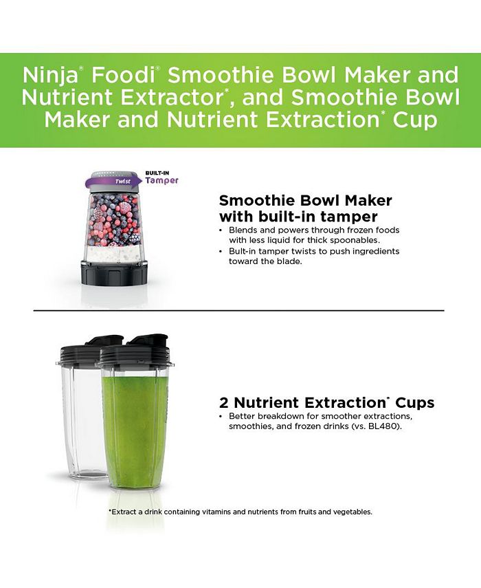 Ninja Foodi SS100 Smoothie Bowl Maker with Ninja Nutri Ninja Guide