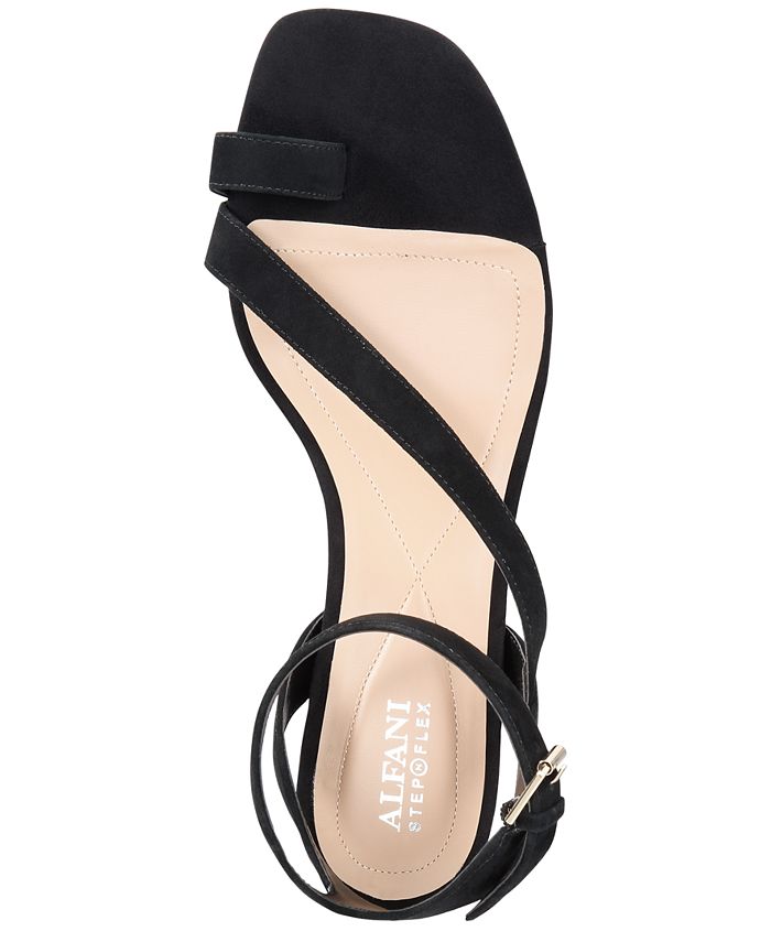 Alfani Women's Coreena Square-Heel Dress Sandals, Created for Macy's ...