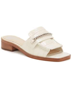 Vince Camuto Women's Jenivey Chain-Link Kitten-Heel Sandals Women's Shoes