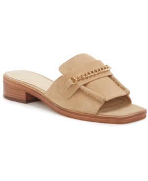 Vince Camuto Women's Jenivey Chain-Link Kitten-Heel Sandals Women's Shoes