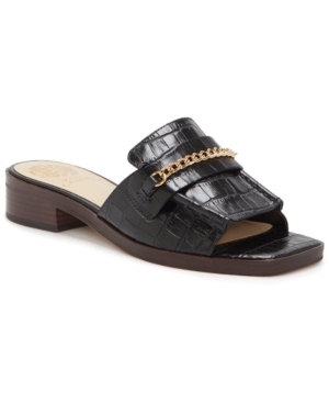 Vince Camuto Women's Jenivey Chain-Link Kitten-Heel Sandals Women's Shoes