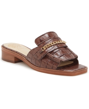Vince Camuto Women's Jenivey Chain-Link Kitten-Heel Sandals Women's Shoes
