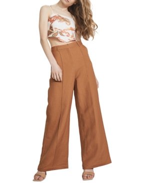 Bardot Scarf-Print Linen Crop Top