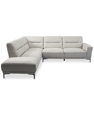 Closeout! Montreaux Fabric Sofa with Power Motion Foot Rest, Created for Macy's - Beige