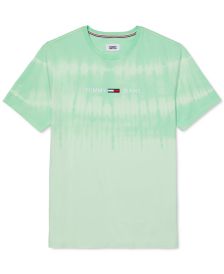 Tommy Hilfiger Adaptive Men's Good Times Tie-Dye T-Shirt with Wide Neck Opening