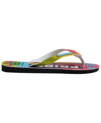 macy's rainbow flip flops