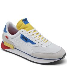 Men's Future Rider Neon Play Casual Sneakers from Finish Line