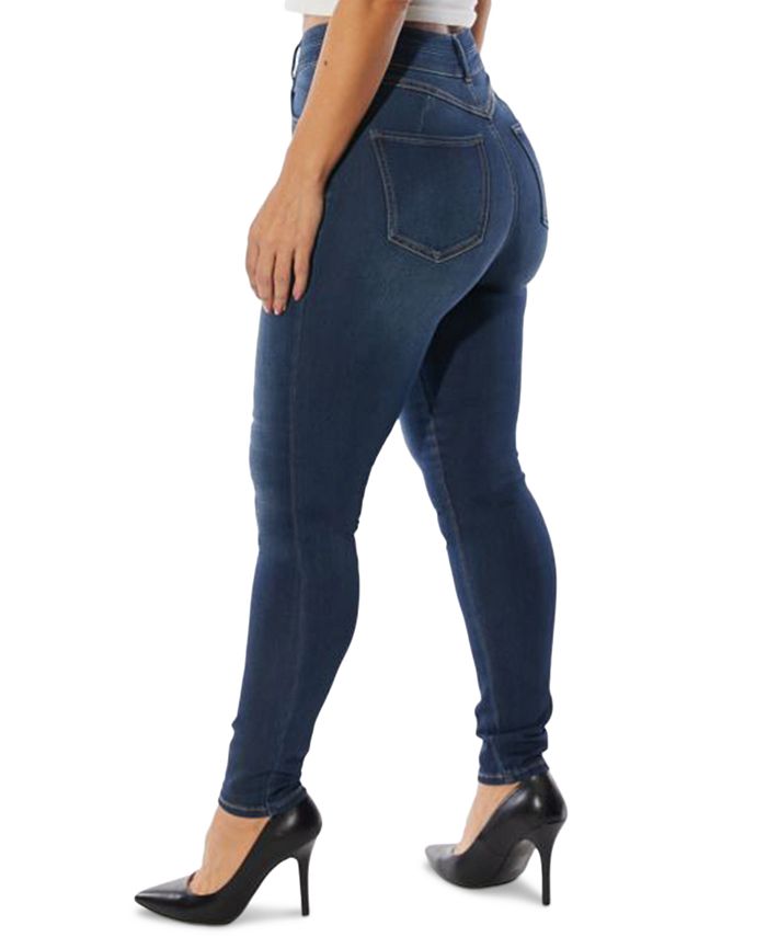 Dollhouse Juniors' High-Rise Curvy-Fit Skinny Jeans - Macy's