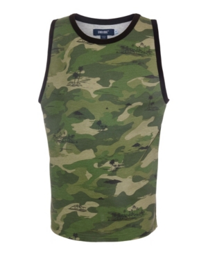 Big Boys Camo Island Print Tank