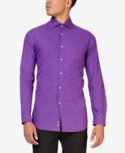 Macy's purple dress shirt discount