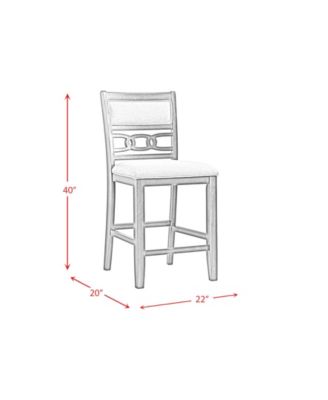 Taylor 2 Piece Counter Height Side Chair Set