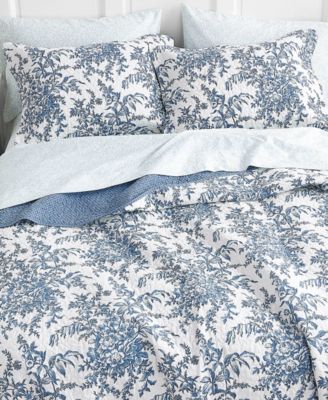 Bedford Cotton Reversible 2-Pc. Quilt Set, Twin