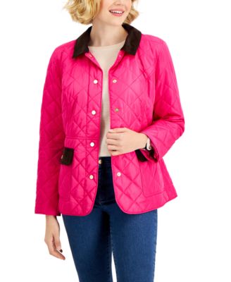 petite quilted jacket