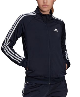 adidas women's 3 stripe tricot jacket