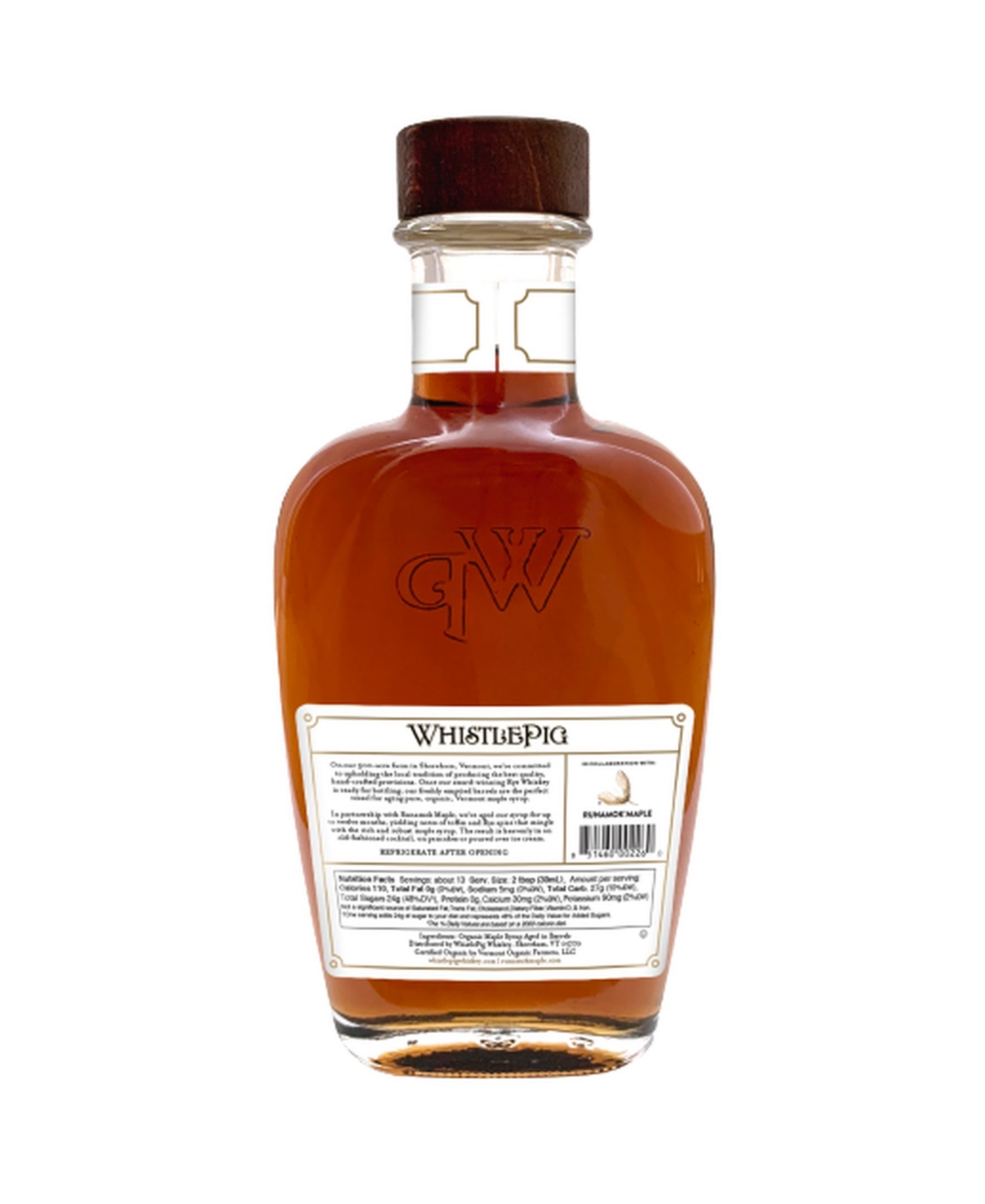 Whistlepig Rye Whiskey Barrel-Aged Maple Syrup