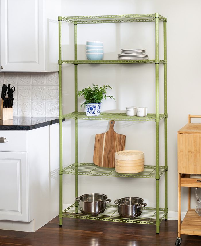 Honey Can Do HeavyDuty 5Tier Adjustable Storage Shelving Unit Macy's