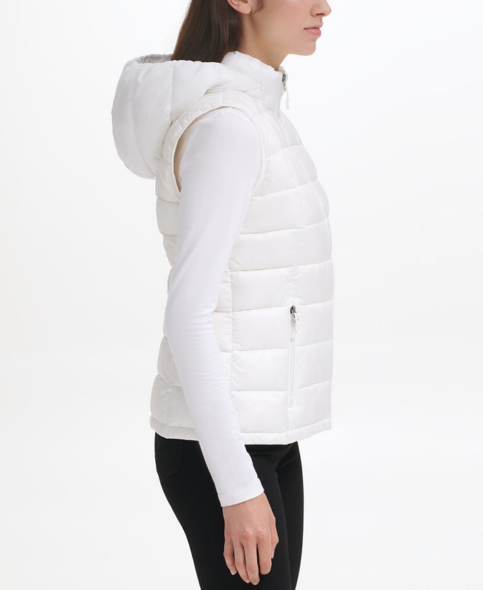 Charter Club Women's Packable Hooded Down Puffer Vest, Created for Macy
