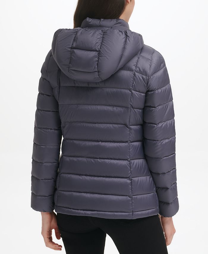 Charter Club Women's Packable Hooded Down Puffer Coat, Created for Macy