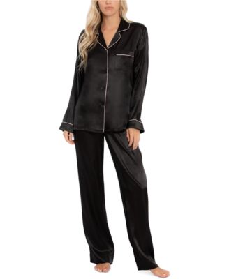 Linea Donatella Satin Charmeuse Pajama Set & Reviews - All Pajamas ...