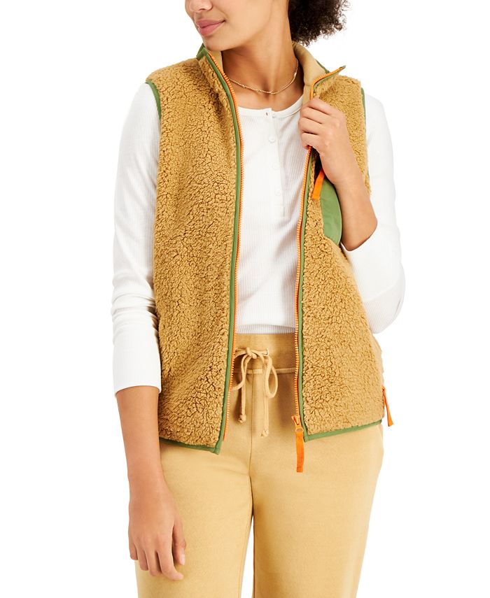 Macy's women's top fleece vests