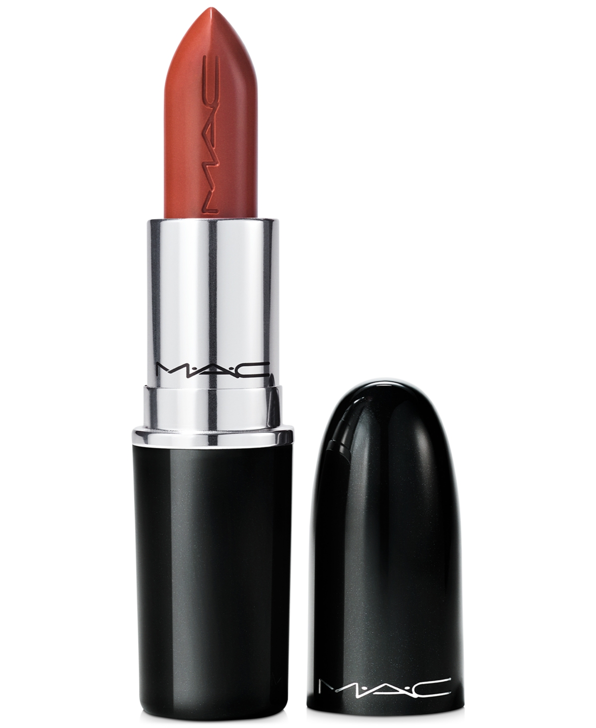 Mac Lustreglass Sheer-shine Lipstick In Business Casual (warm Red Nude)