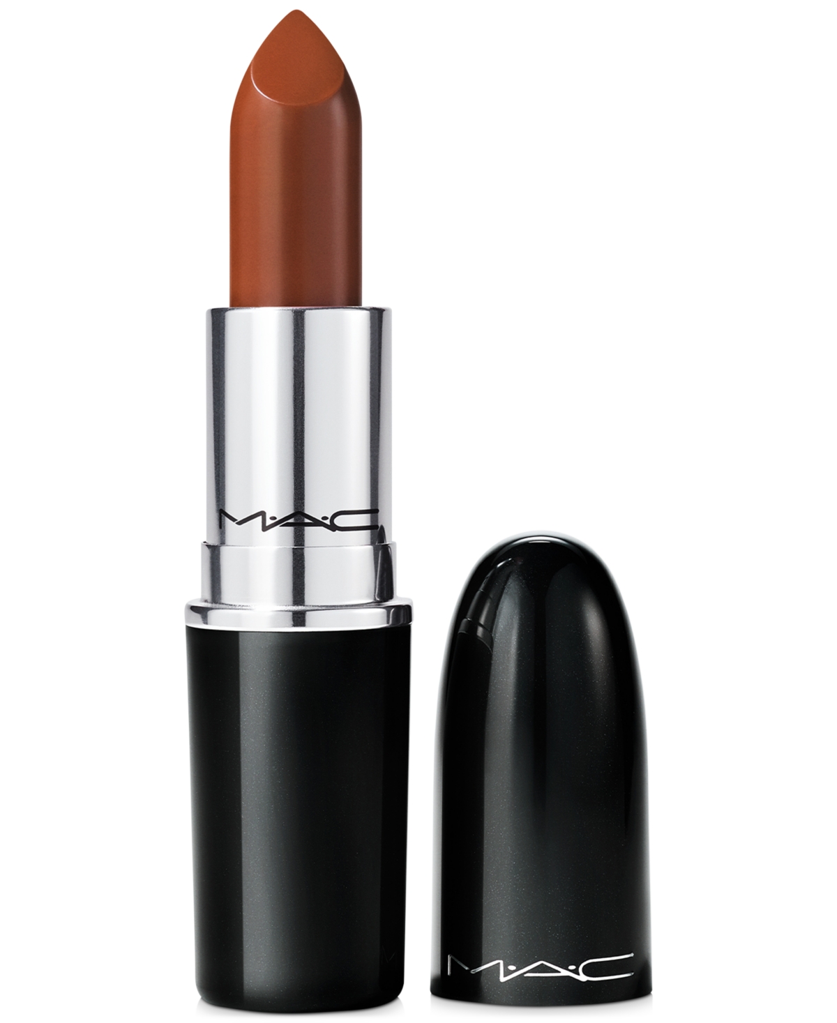 Mac Lustreglass Sheer-shine Lipstick In Can't Dull My Shine (rich Brown)
