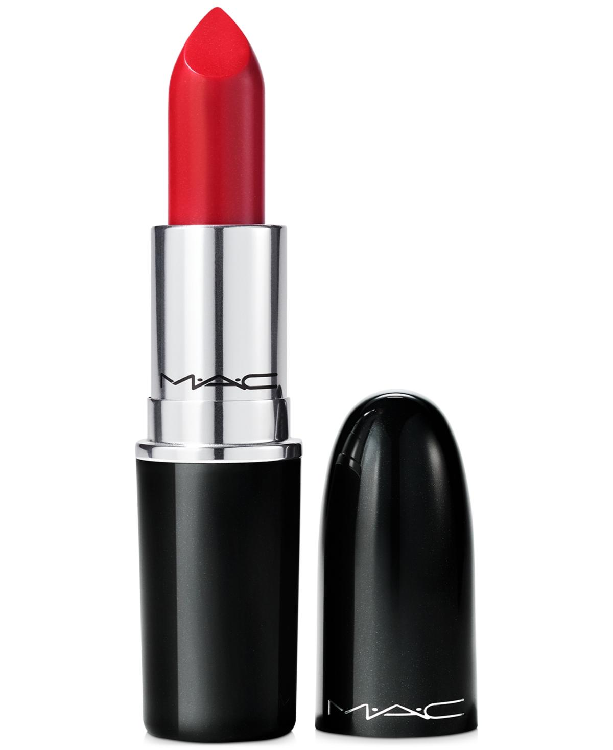 Mac Lustreglass Sheer-shine Lipstick In Cockney (yellow Red With Multidimensiona