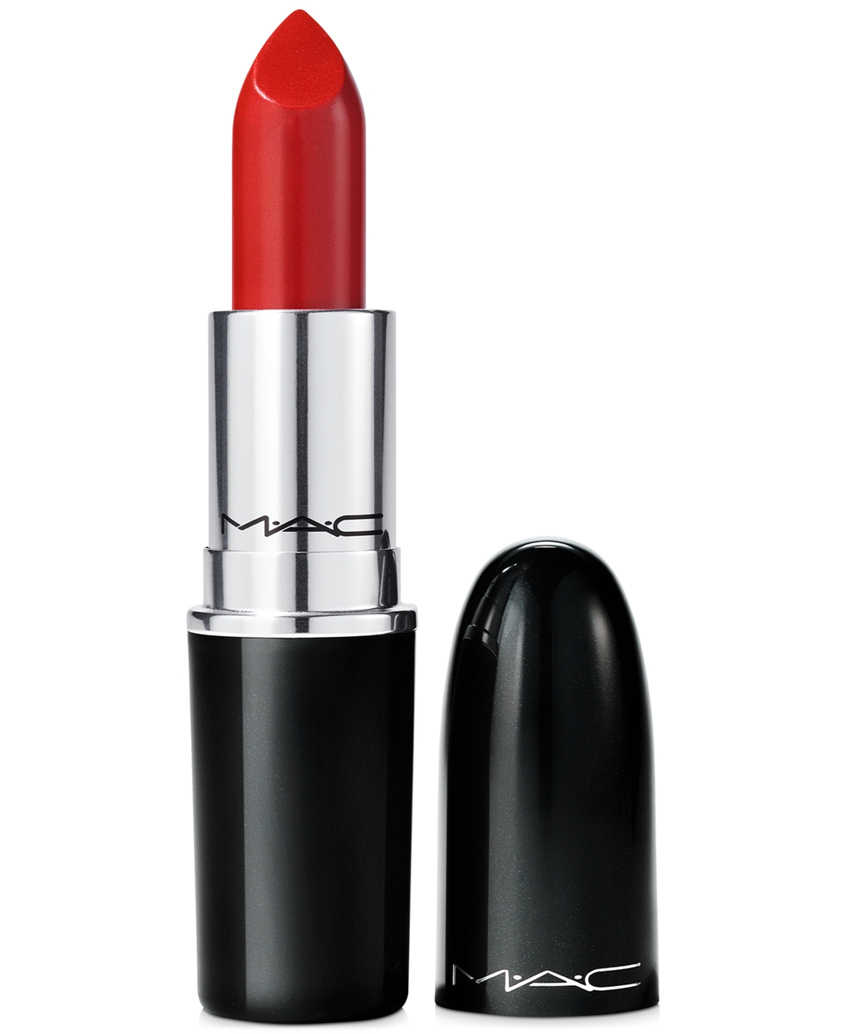 Mac Lustreglass Sheer-shine Lipstick In Flustered (bright Blue Red)
