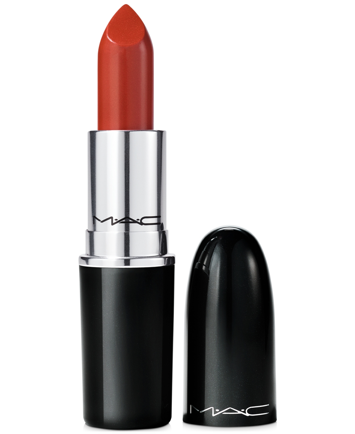 Mac Lustreglass Sheer-shine Lipstick In Local Celeb (burnt Orange)