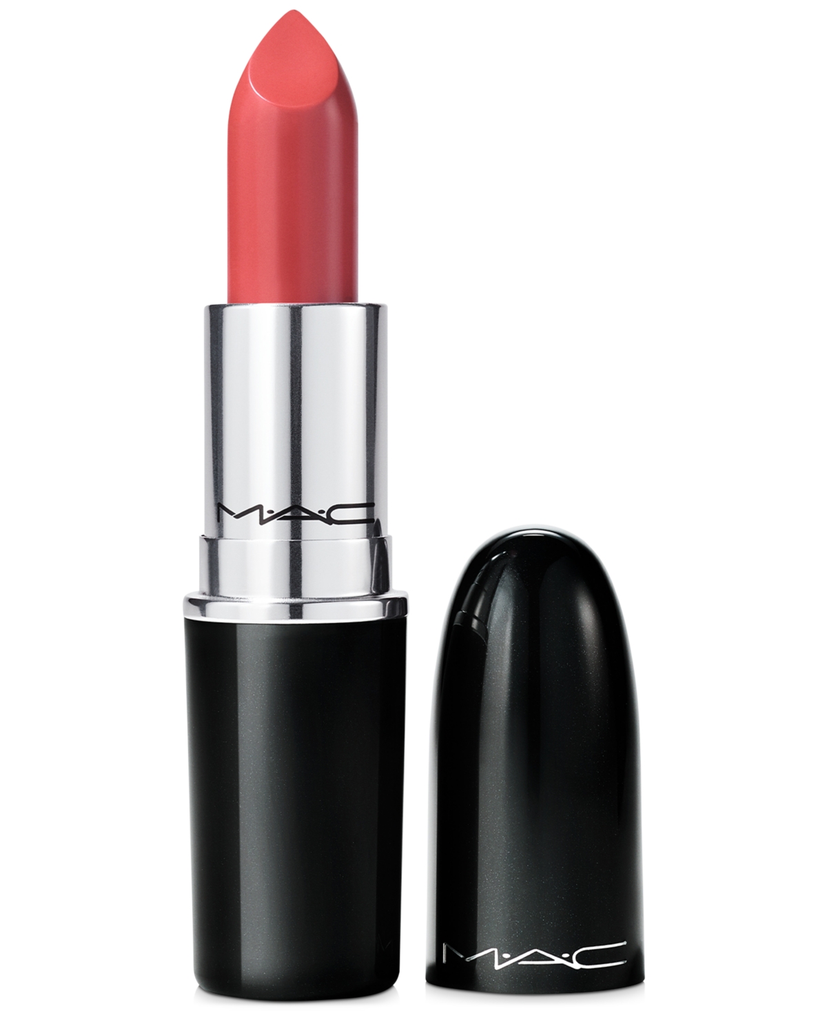 Mac Lustreglass Sheer-shine Lipstick In See Sheer (grapefruit Pink)